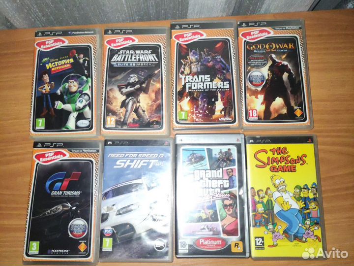 Игры на sony psp