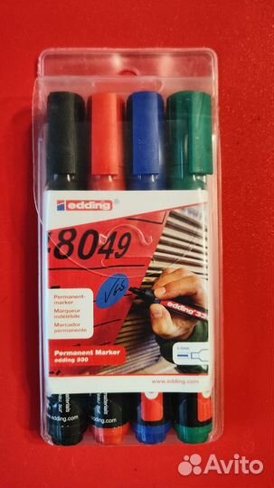 Перманентные маркеры Edding