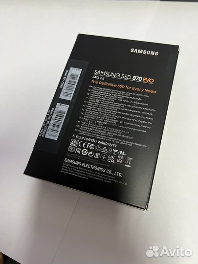 SSD 500GB Samsung 870 EVO (новый)