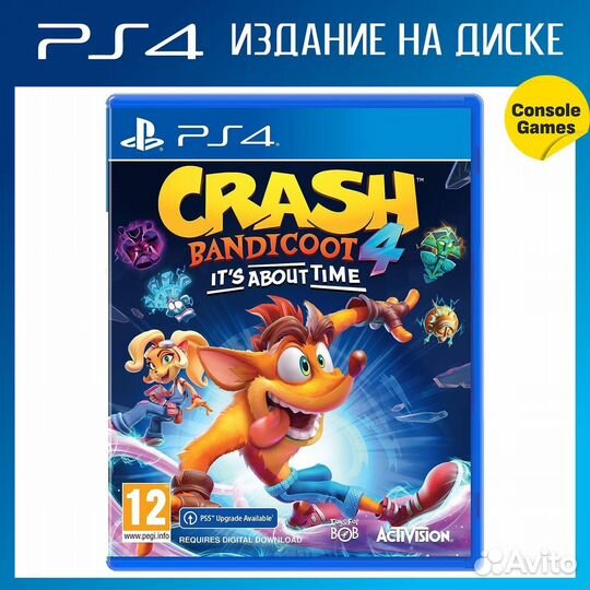 PS4 Crash Bandicoot 4 Its About Новый