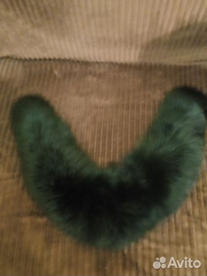 Меховой воротник песец