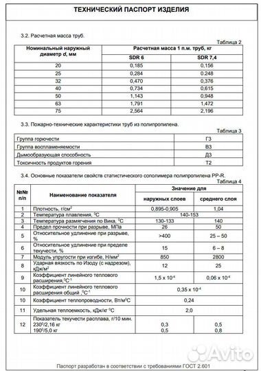 Труба полипропиленовая армированная 20 / 25 /32/40