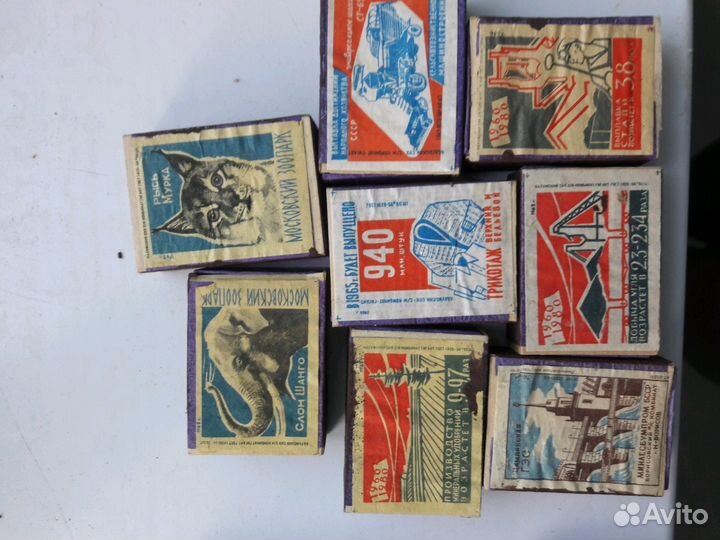Спички времен СССР