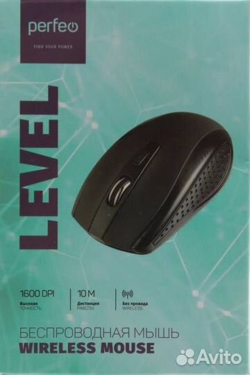 Мышь беспроводная Perfeo level 4 кн, DPI 800-1600