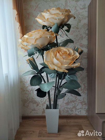 Светильник-ночник роза. Ростовые цветы