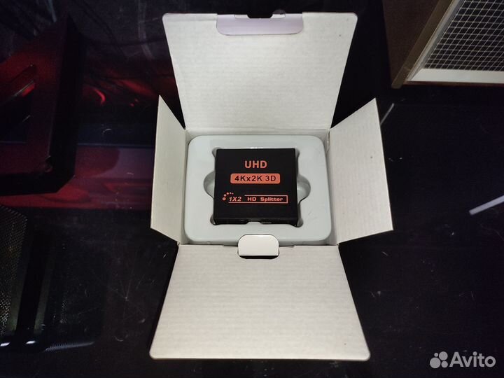 Разветвитель hdmi 1 на 2 порта 4К