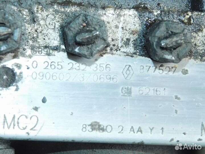 Блок ABS рено трафик опель виваро