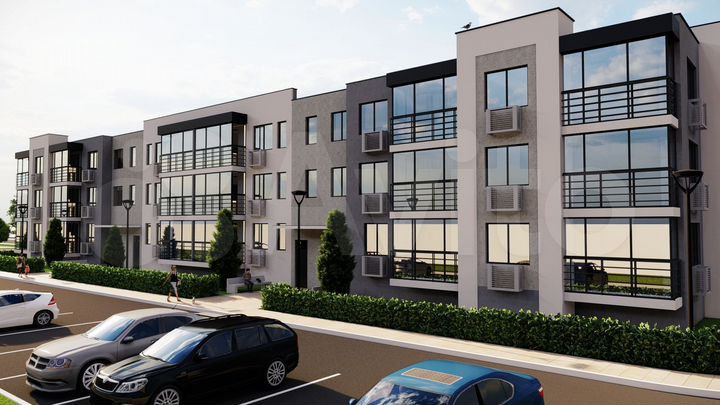 3-к. квартира, 70,2 м², 2/3 эт.