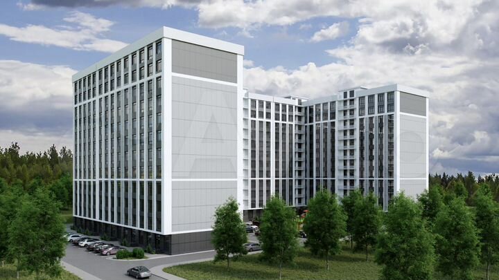 1-к. квартира, 48,9 м², 9/12 эт.