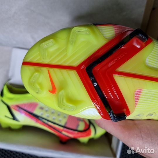 Бутсы Nike Mercurial Vapor 14 FG Салатовые