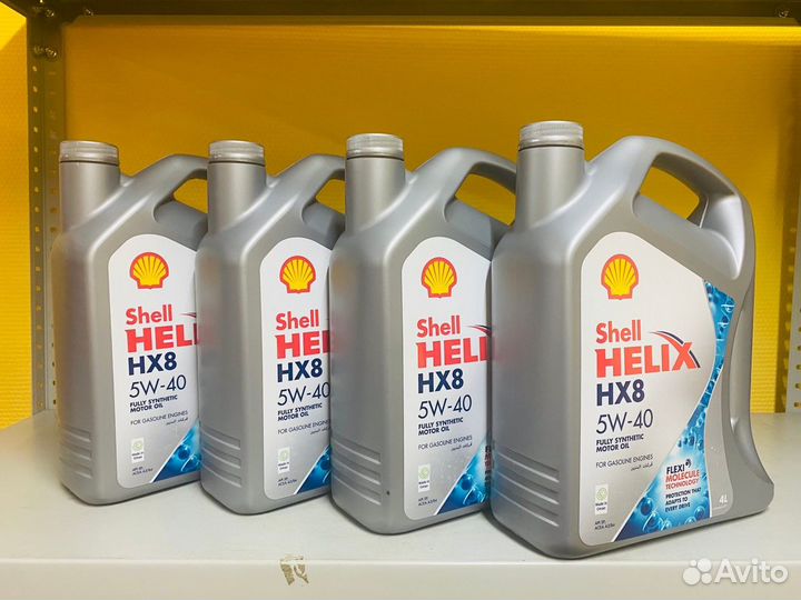 Моторное масло Shell Helix HX8 5W40 Синтетика 4л