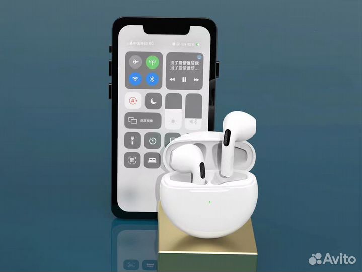 Бюджетные беспроводные наушники pro 6