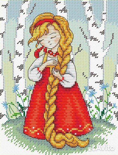 Красна девица М-182/Жар-птица/Набор для вышивания