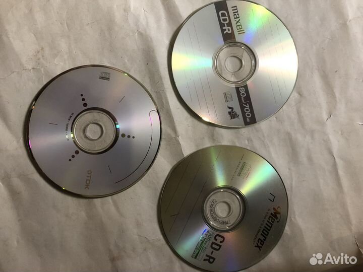 DVD и CD диски пустые