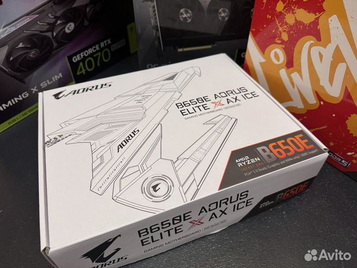 Gigabyte b650e Aorus Elite X AX ICE (Новая, Чек)