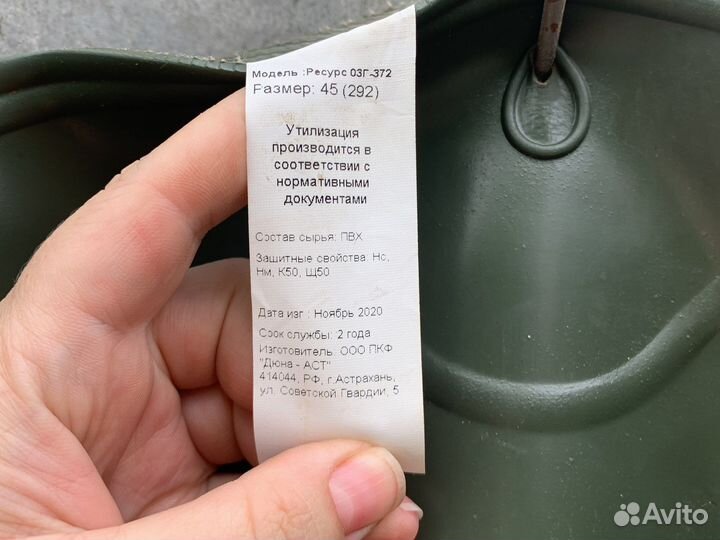 Сапоги заброды