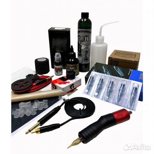 Готовый тату набор с роторной машинкой Skinductor