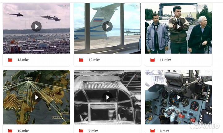 3 DVD диск 18 серий истории Российской авиации