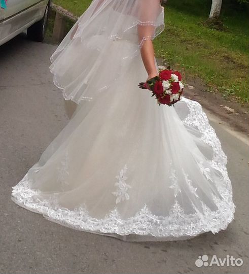 Эксклюзивное свадебное платье