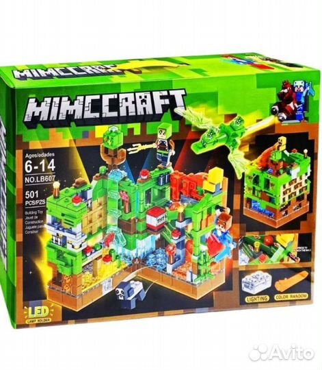 Конструктор Майнкрафт 511 дет с LED подсветкой