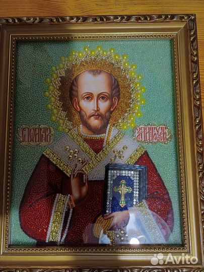 Икона вышивка 25 на 30