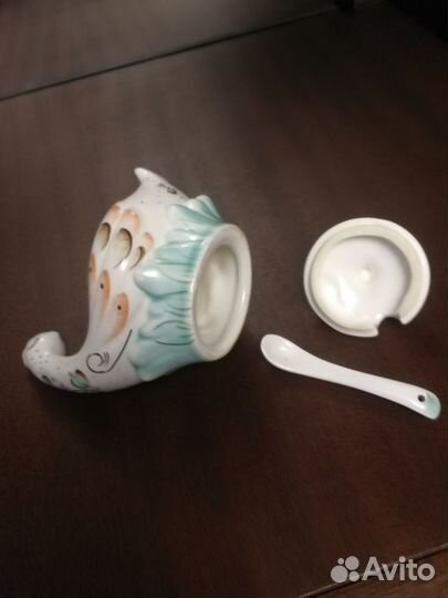 Солонка курочка с цыпленком