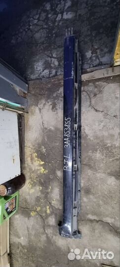 Накладка порога passat b7 2013год