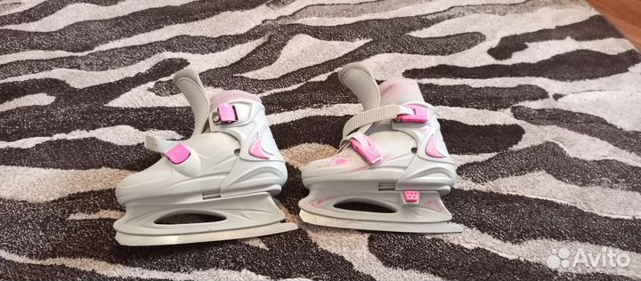 Детские фигурные раздвижные коньки