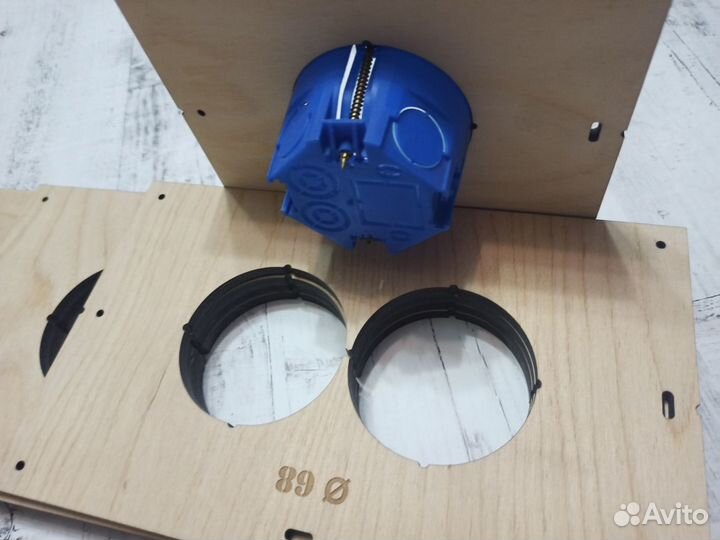 Шаблон для подрозетников D68 мм