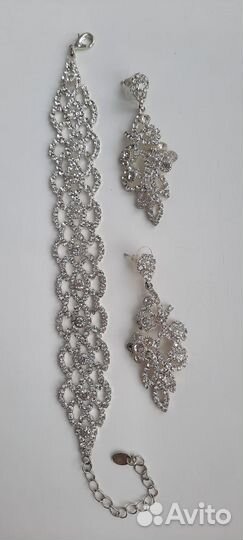 Комплект серьги + браслет