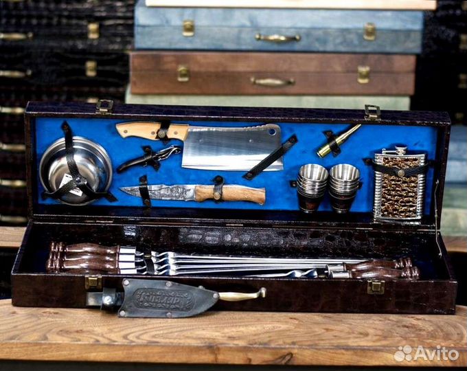 Подарочный набор для барбекю в футляре