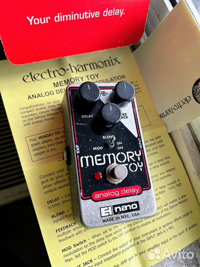 Electro-Harmonix (EHX) Memory Toy Analog Delay