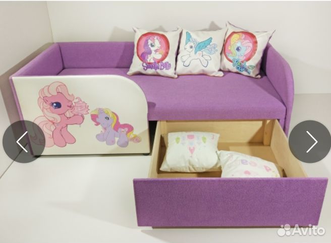 Диван кровать с бортиком