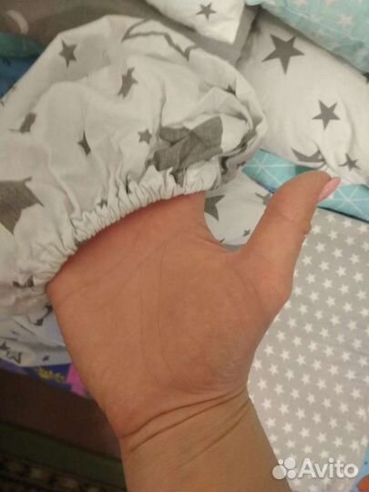 Бортики в детскую кроватку + постельное белье