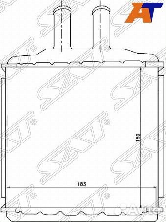 Радиатор отопителя салона chevrolet lacetti, chevr