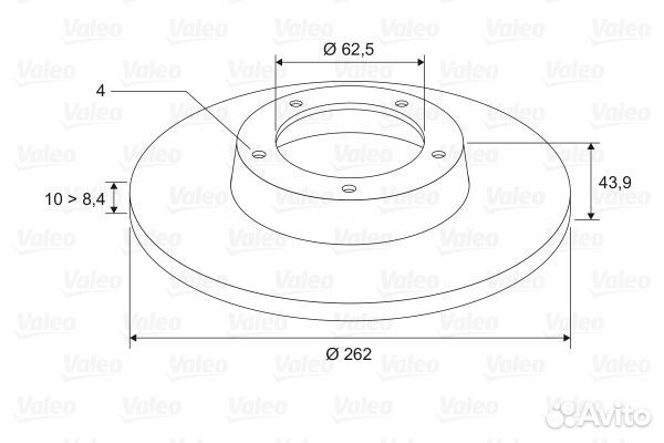 Диск тормозной