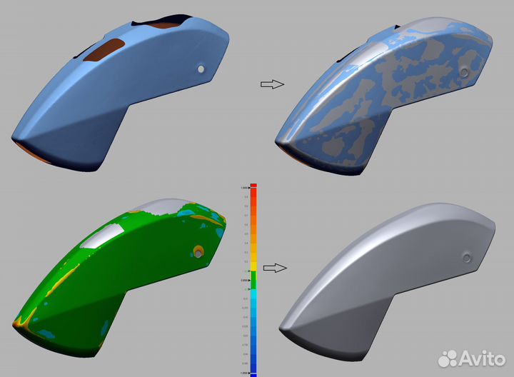 3D моделирование, реверс-инжиниринг, чертежи ескд