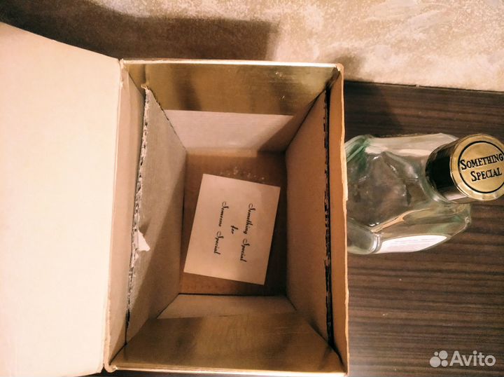 Something Special виски пустая бутылка и коробка