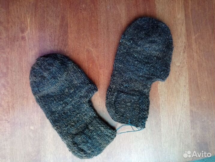 Носки вязаные шерстяные новые