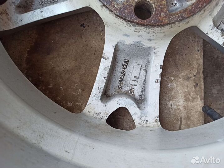 Литые диски r16 5x114.3