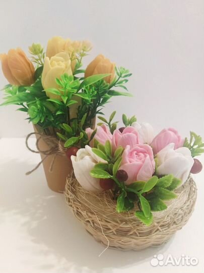 Букет из мыла, мыльный букет