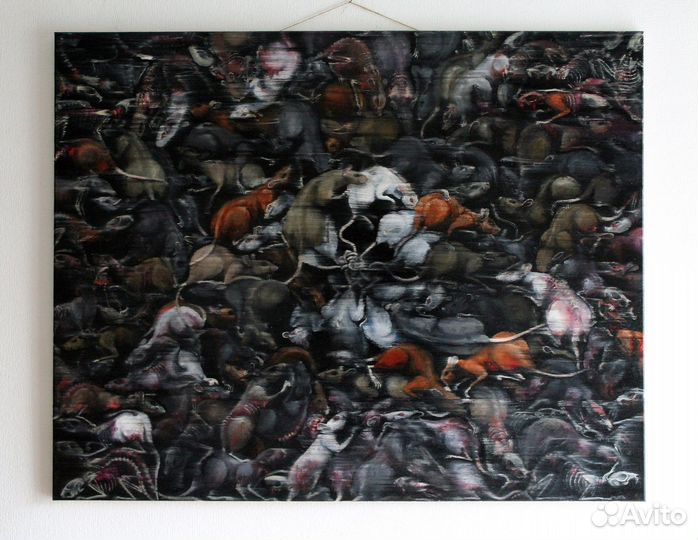 Картина маслом на холсте большая