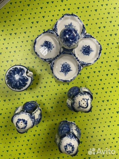 Набор соль/перец Гжель