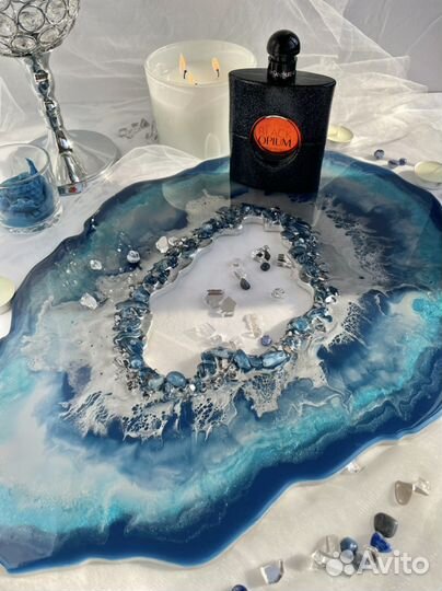 Эпоксидная смола Этажерка Панно Подстаканники