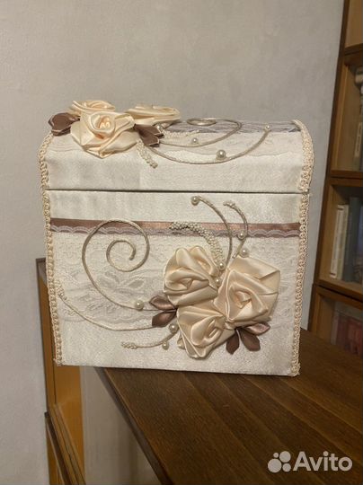 Сундук для свадебных подарков, конвертов с налом