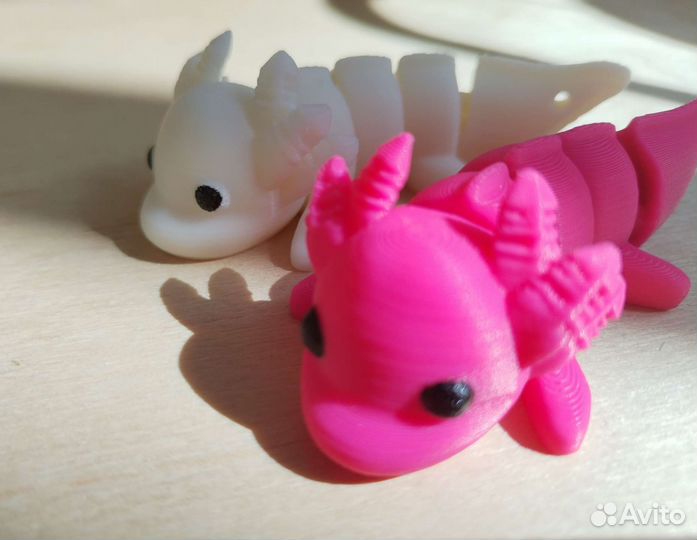 Аксолотль игрушка-брелок