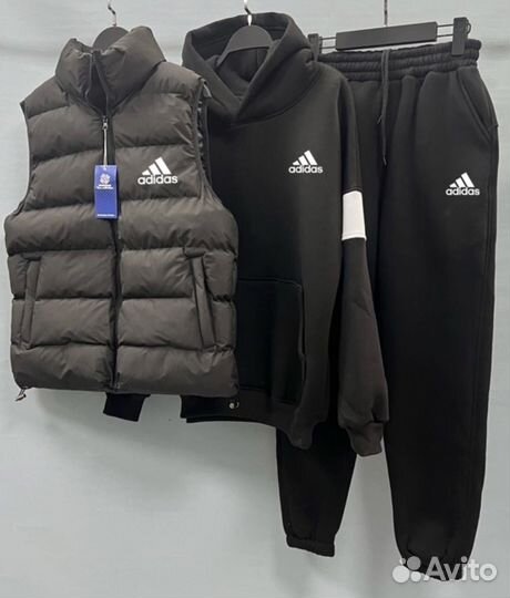 Теплый спортивный костюм adidas