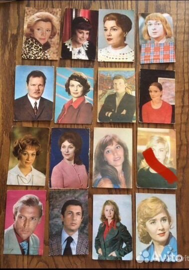 Открытки с советскими актерами