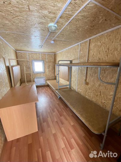 Аренда бытовки с мебелью