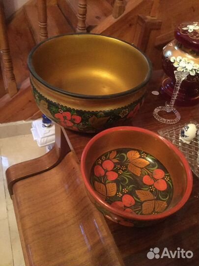 Деревянные чаши Хохлома